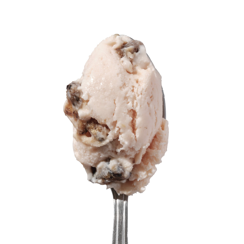 Tomato Gelato with Olive Brittle
