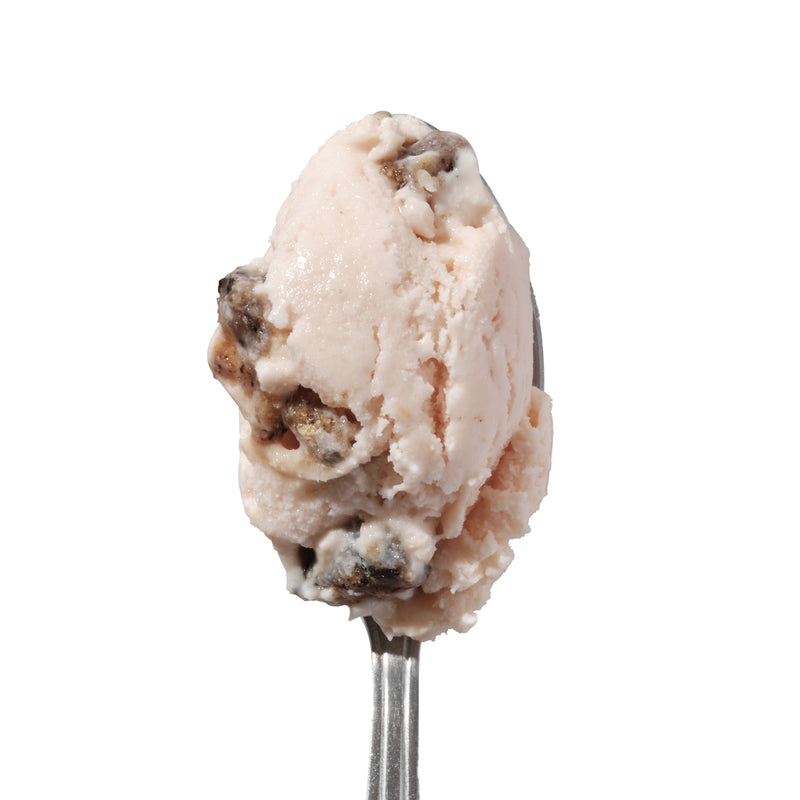 Tomato Gelato with Olive Brittle