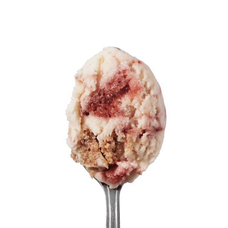 Banana Bread with Strawberry Jam (v)