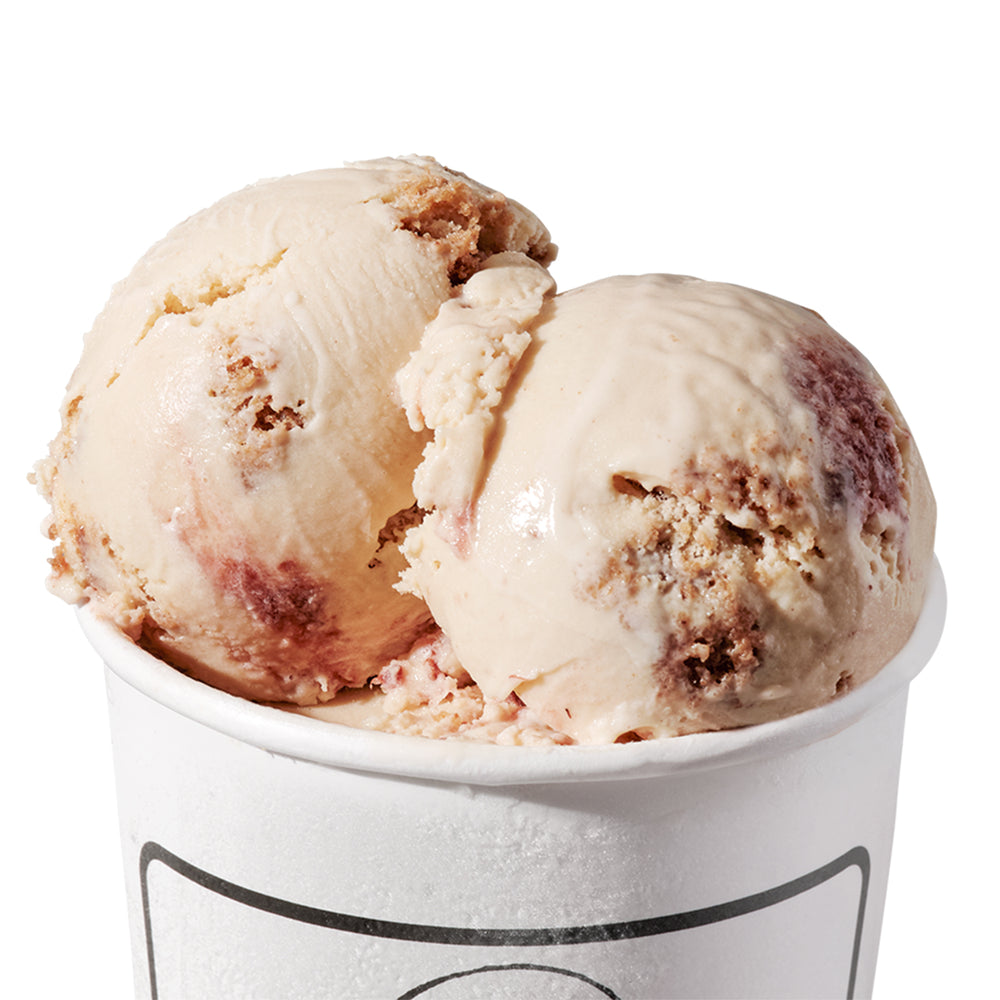 Banana Bread with Strawberry Jam (v)