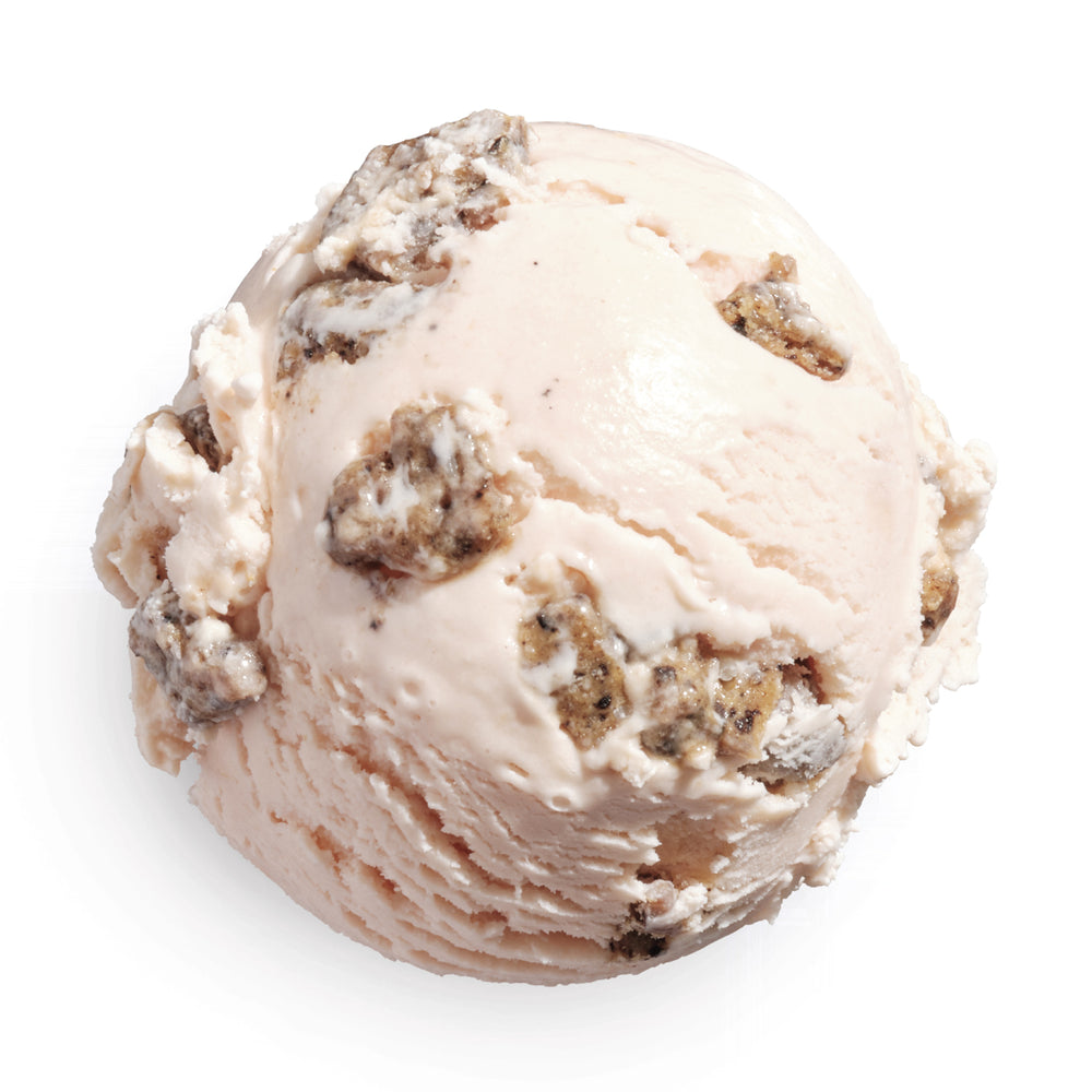 Tomato Gelato with Olive Brittle