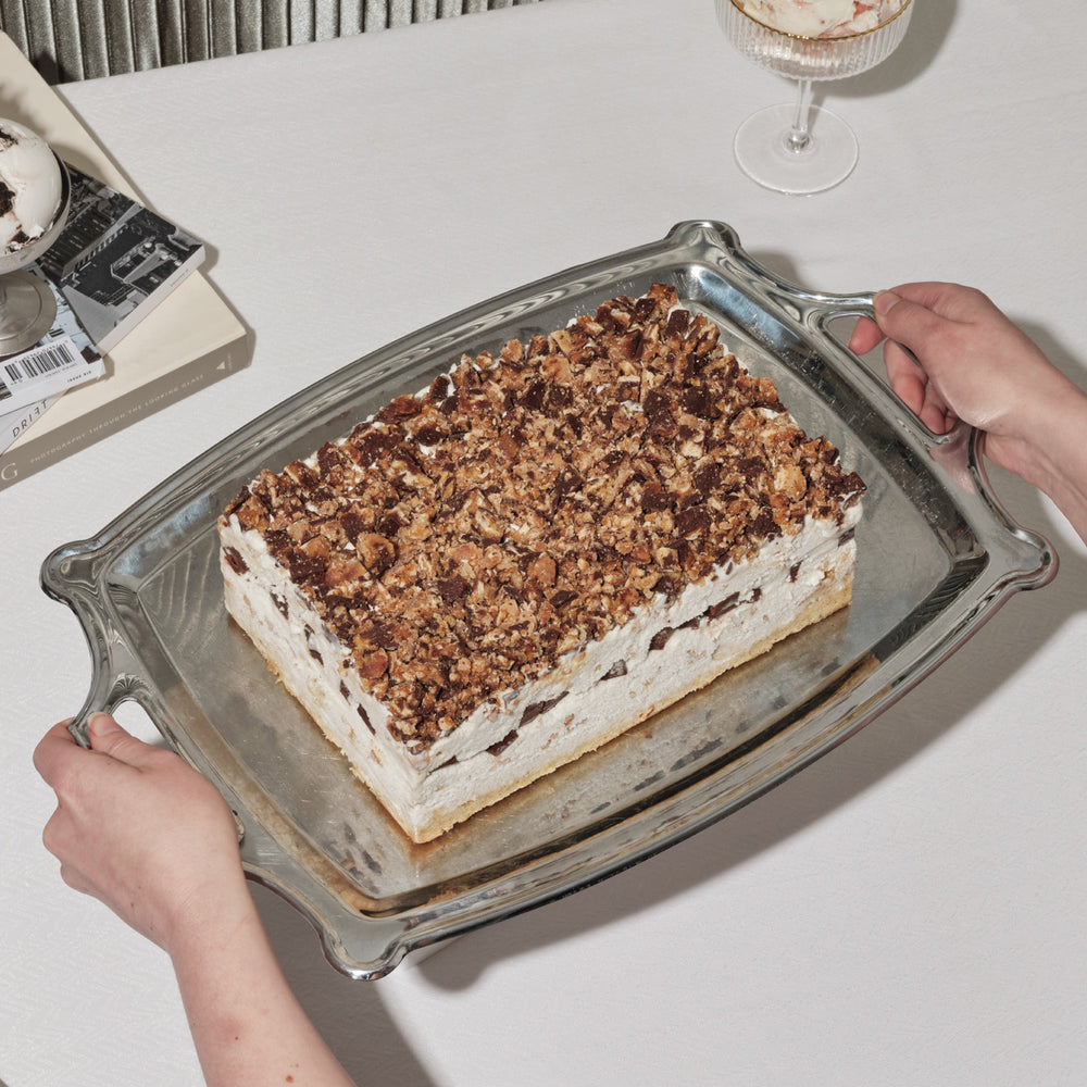 Salt and Straw Holiday Almond Brittle Ice Cream Cake Celebration