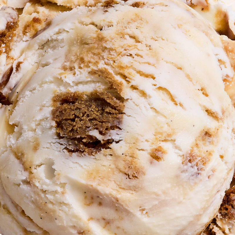 Chewy Molasses Cookies with Rum Caramel