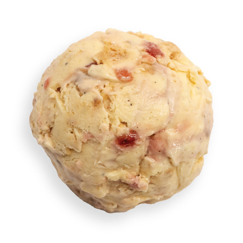 Maple Koginut Squash with Pomegranate ice Cream Scoop