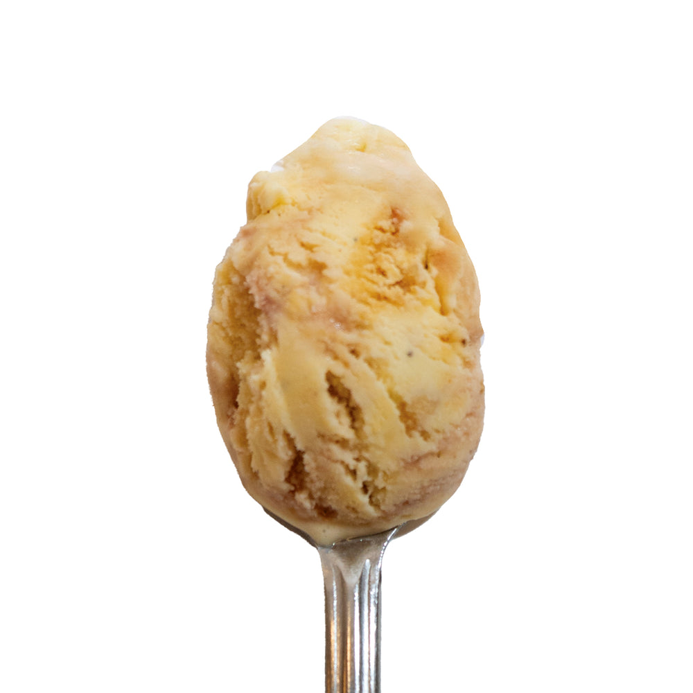 Maple Koginut Squash with Pomegranate Ice Cream Spoon