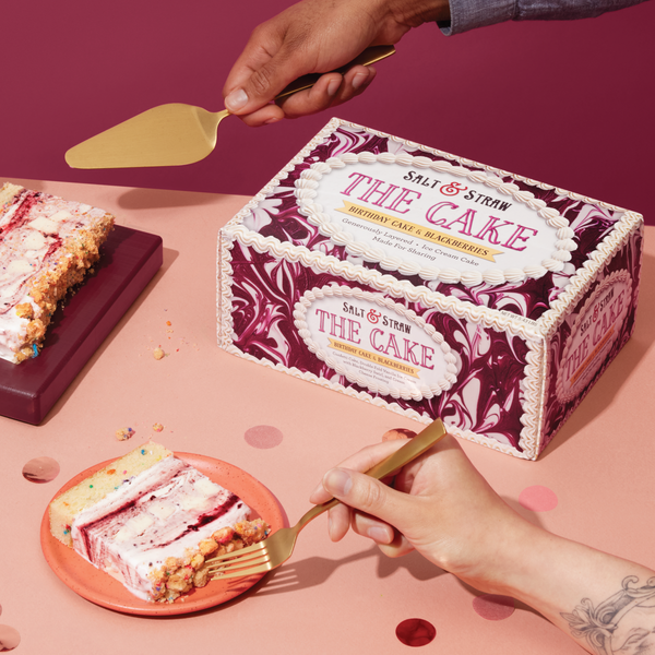 The Cake: Birthday Cake & Blackberries | Salt & Straw Ice Cream Cake