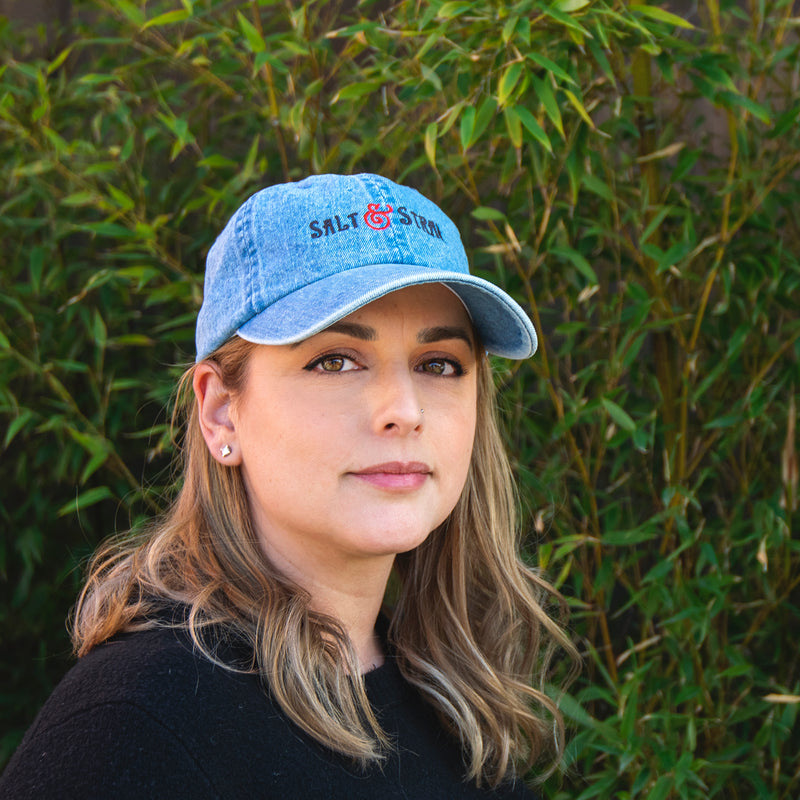 Salt & Straw Dad Hat Washed Denim